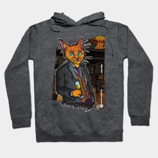 Cheers Grunge Cat Hoodie